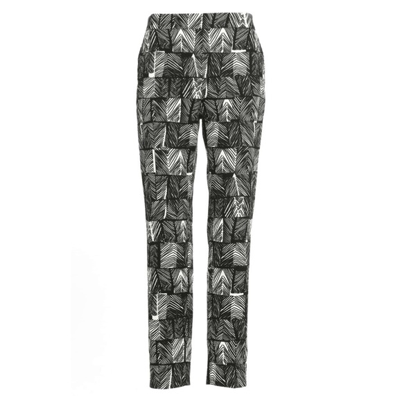 MaxMara Cropped Leaf Printed Pants - Picture 2 of 9